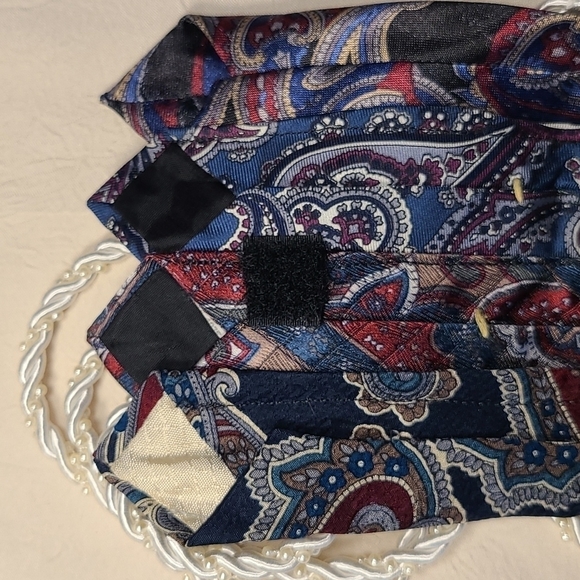 2 Handmade SILK TIE PURSES - Picture 16 of 16